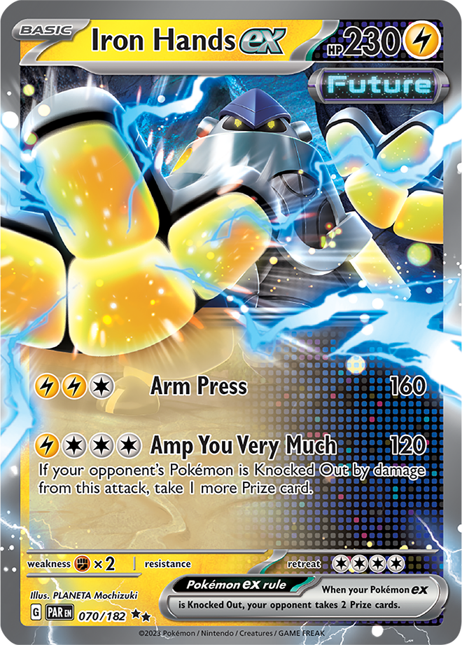 Iron Hands ex - Paradox Rift - 070/182 - Double Rare