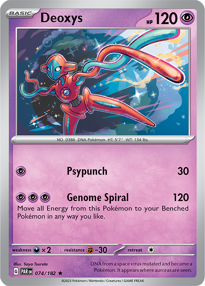 Deoxys - Paradox Rift - 074/182 - Rare