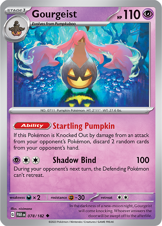 Gourgeist - Paradox Rift - 078/182 - Uncommon
