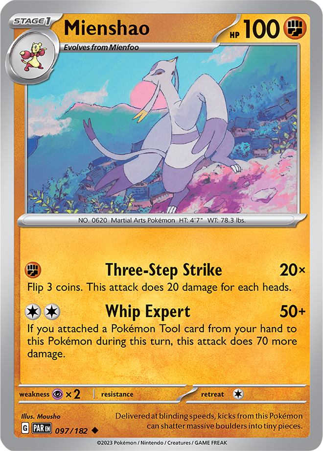Mienshao - Paradox Rift - 097/182 - Uncommon
