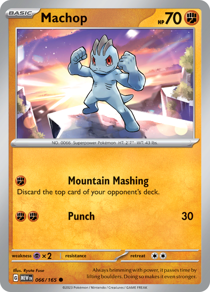 Machop - Scarlet & Violet 151 - 066/165 - Common