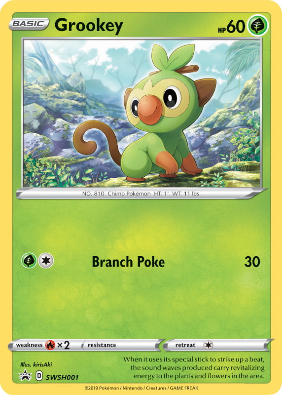 Grookey - Sword & Shield Promo SWSH001 - Promo