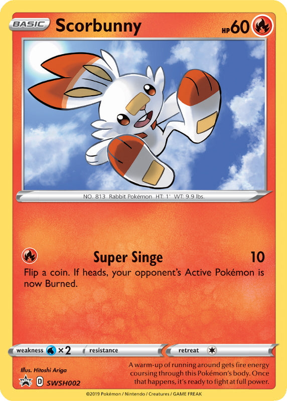 Scorbunny - Sword & Shield Promo SWSH002 - Promo