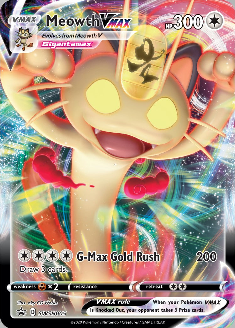Meowth VMAX - Sword & Shield Promo SWSH005 - Promo