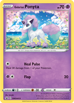 Galarian Ponyta - Sword & Shield Promo SWSH013 - Promo