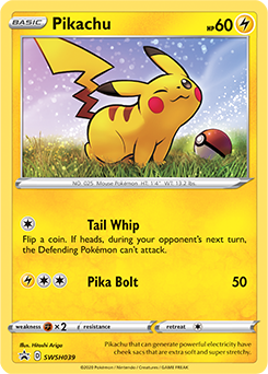 Pikachu - Sword & Shield Promo SWSH039 - Promo