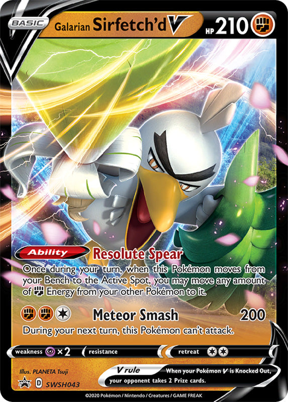 Galarian Sirfetch'd V - Sword & Shield Promo SWSH043 - Promo