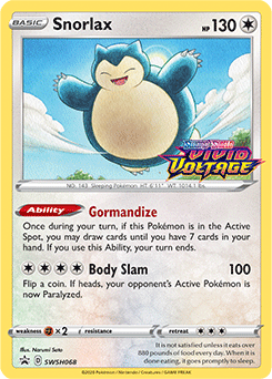 Snorlax - Sword & Shield Promo SWSH068 - Promo