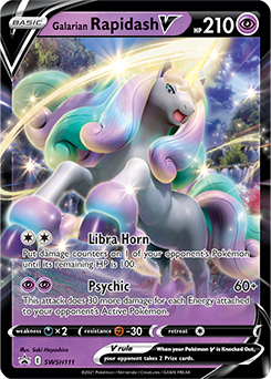 Galarian Rapidash V - Sword & Shield Promo SWSH111 - Promo