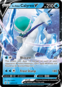 Ice Rider Calyrex V - Sword & Shield Promo SWSH130 - Promo