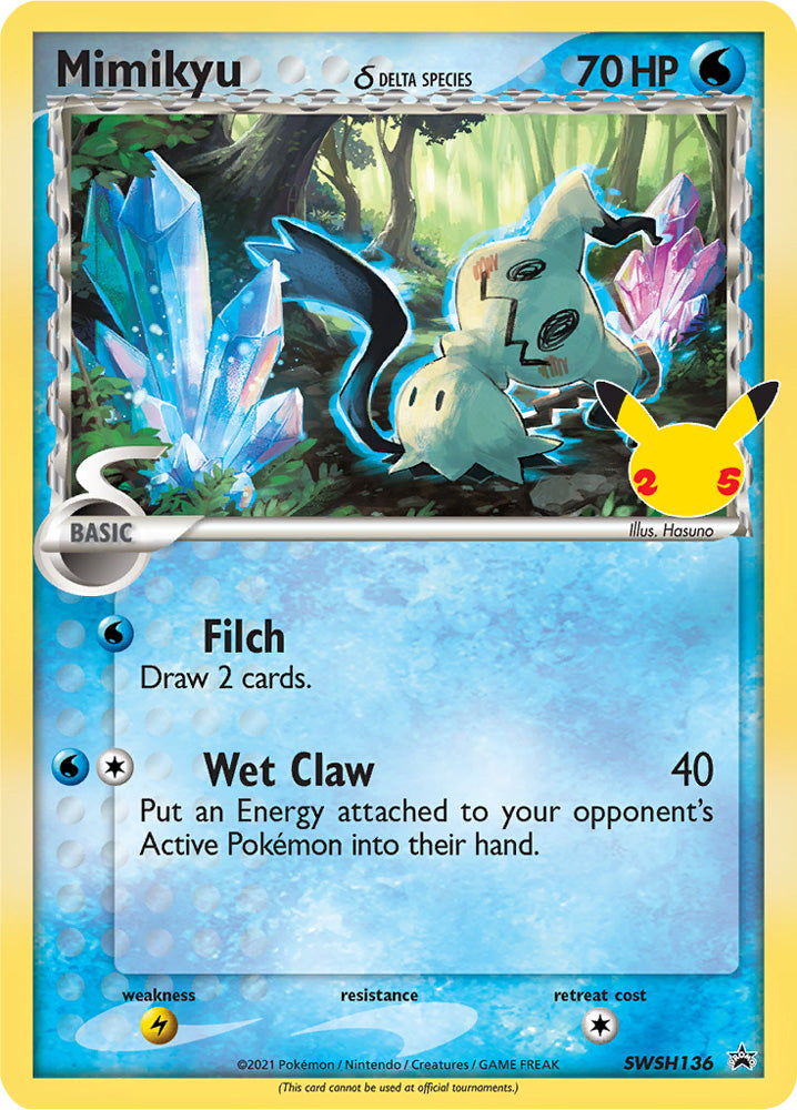 Mimikyu Delta Species - Sword & Shield Promo SWSH136 - Promo