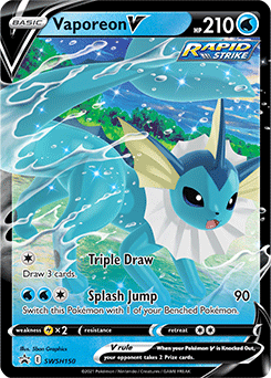 Vaporeon V - Sword & Shield Promo SWSH150 - Promo
