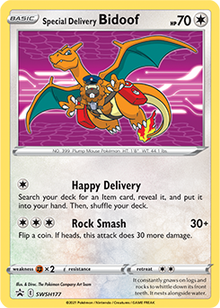 Special Delivery Bidoof - Sword & Shield Promo SWSH177 - Promo