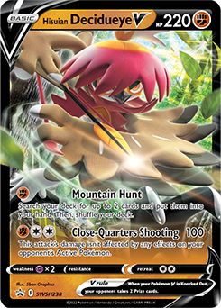 Hisuian Decidueye V - Sword & Shield Promo SWSH238 - Promo