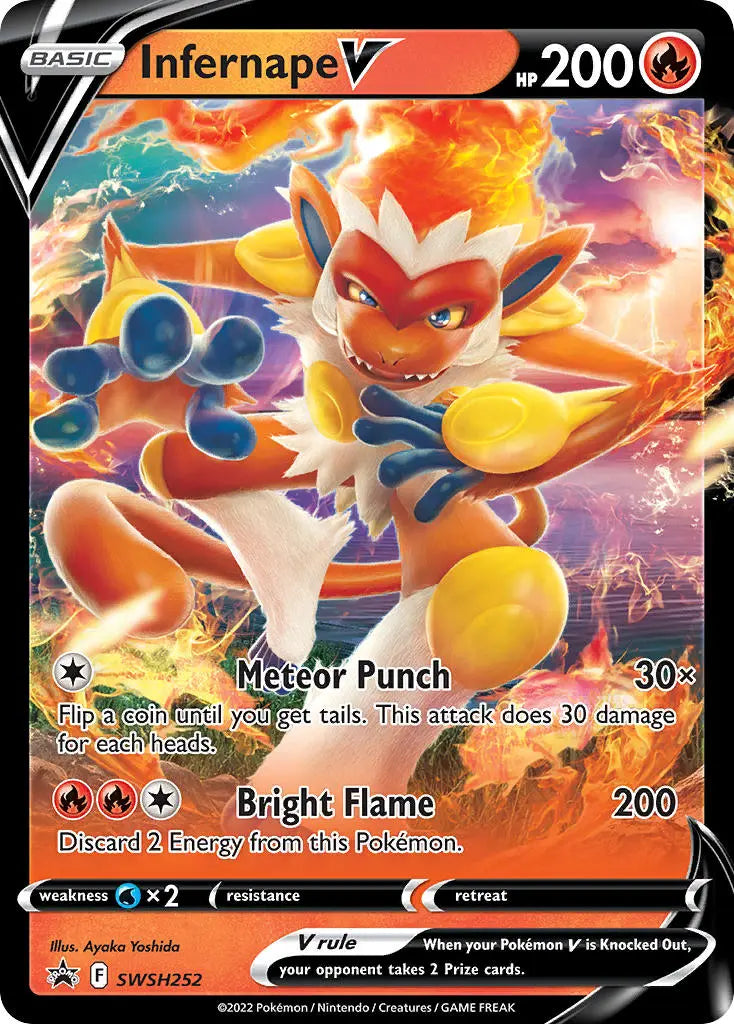 Infernape V - Sword & Shield Promo SWSH252 - Promo