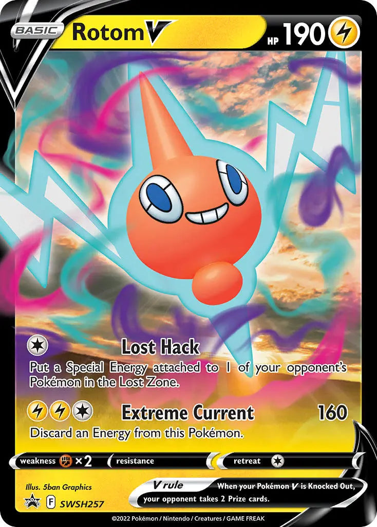 Rotom V - Sword & Shield Promo SWSH257 - Promo