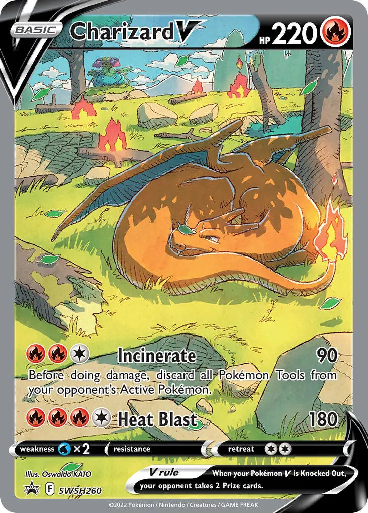 Charizard V - Sword & Shield Promo SWSH260 - Promo