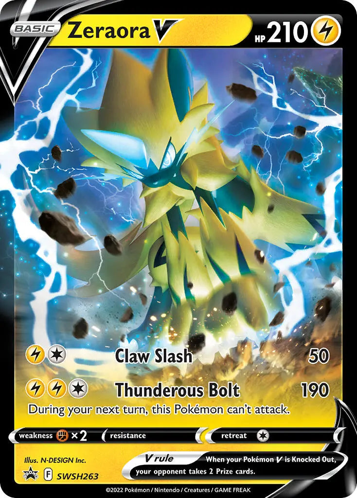 Zeraora V - Sword & Shield Promo SWSH263 - Promo