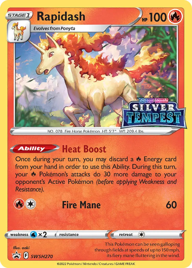 Rapidash - Sword & Shield Promo SWSH270 - Promo