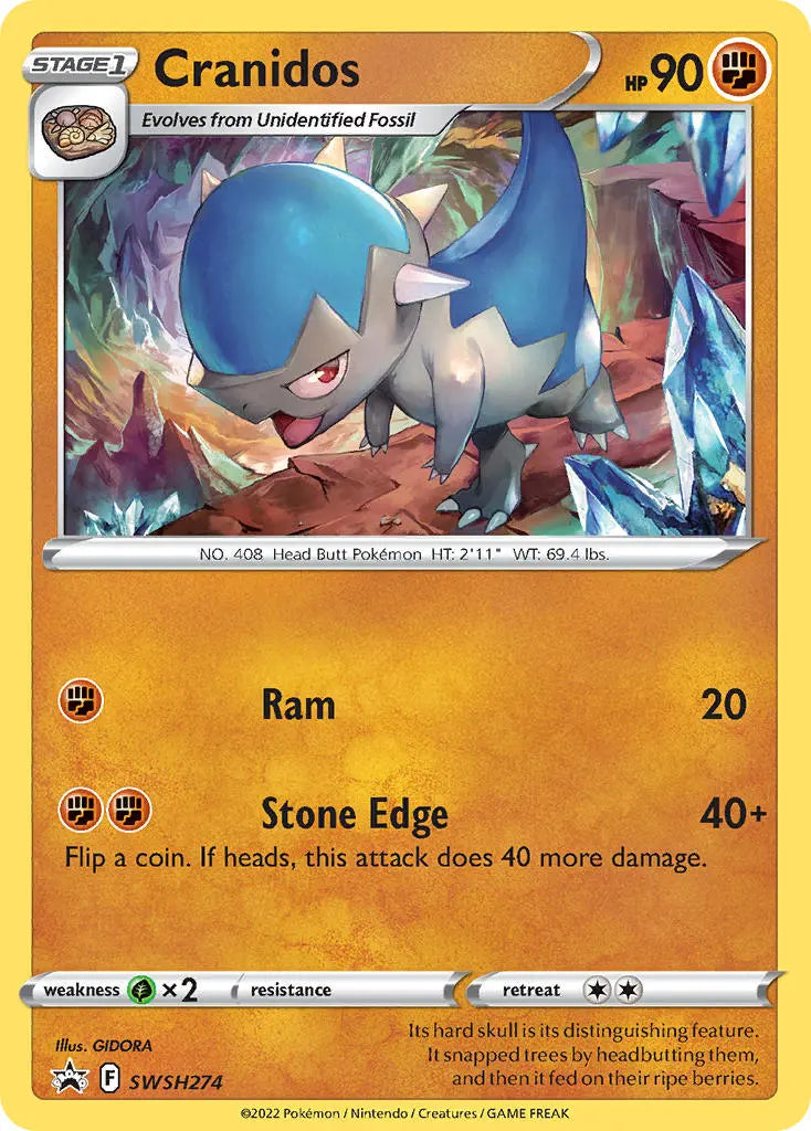 Cranidos - Sword & Shield Promo SWSH274 - Promo