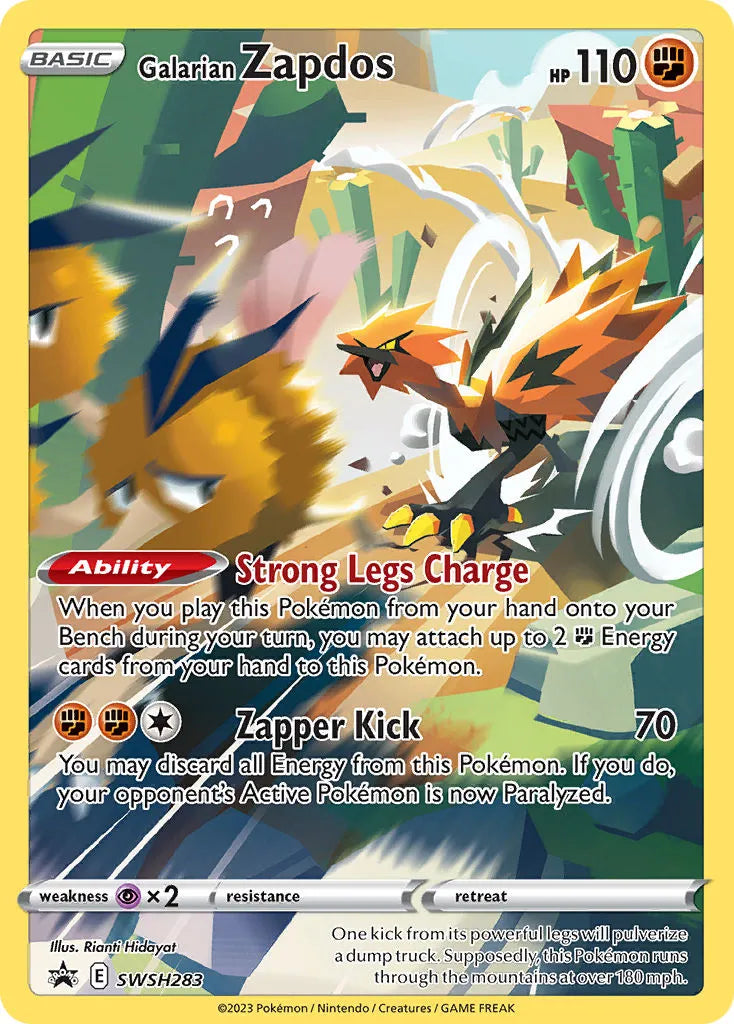 Galarian Zapdos - Sword & Shield Promo SWSH283 - Promo