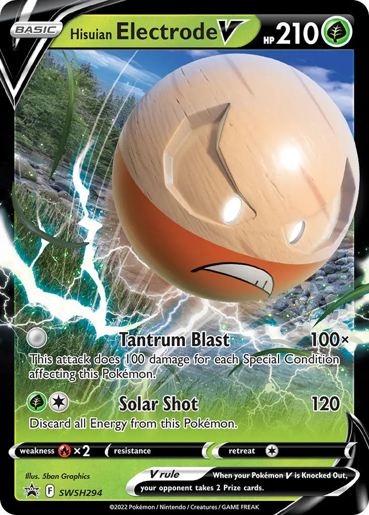 Hisuian Electrode V - Sword & Shield Promo SWSH294 - Promo