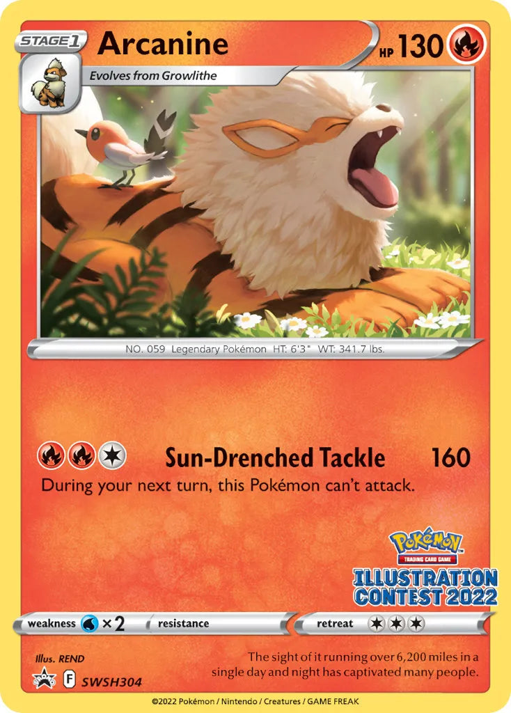 Arcanine - Sword & Shield Promo SWSH304 - Promo