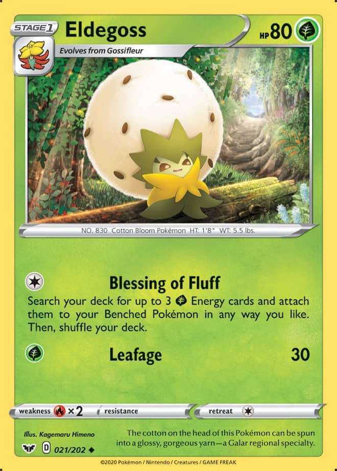 Eldegoss - Sword & Shield Base 021/202 - Uncommon
