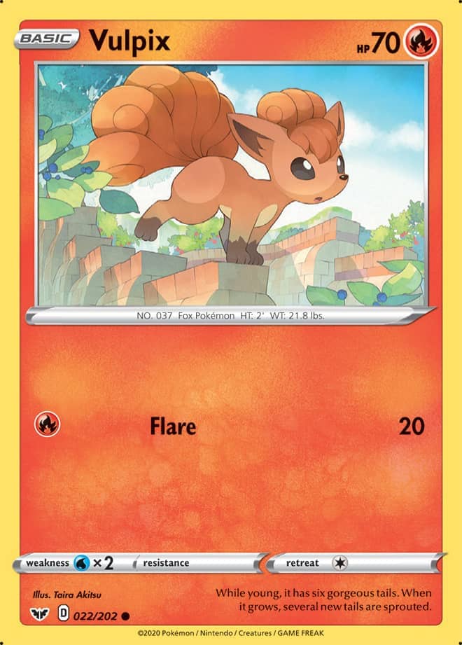 Vulpix - Sword & Shield Base 022/202 - Common