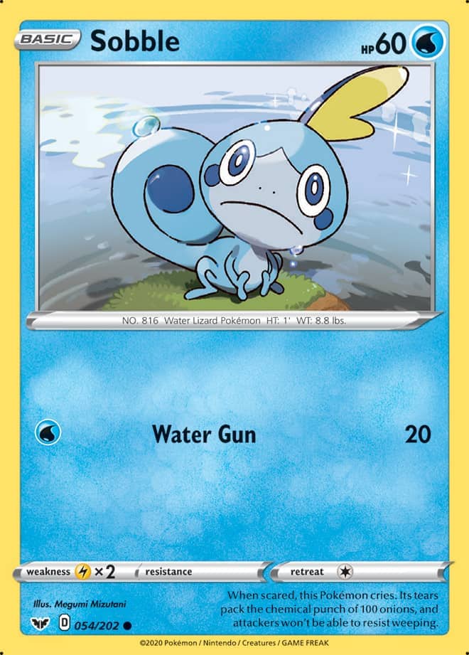 Sobble - Sword & Shield Base 054/202 - Common