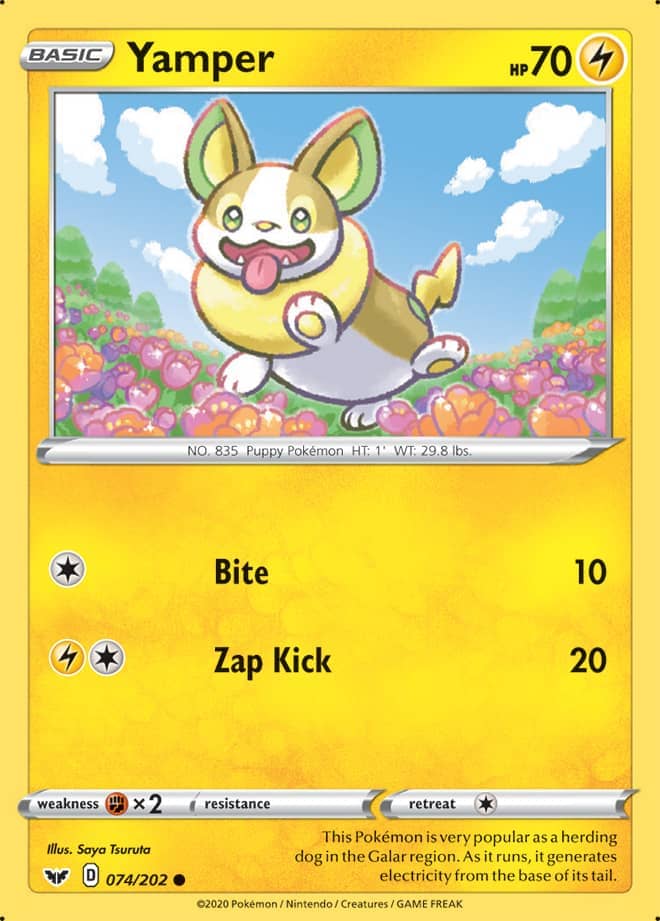 Yamper - Sword & Shield Base 074/202 - Common