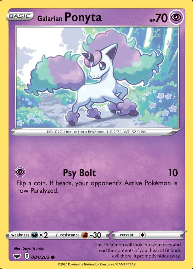 Galarian Ponyta - Sword & Shield Base 081/202 - Common
