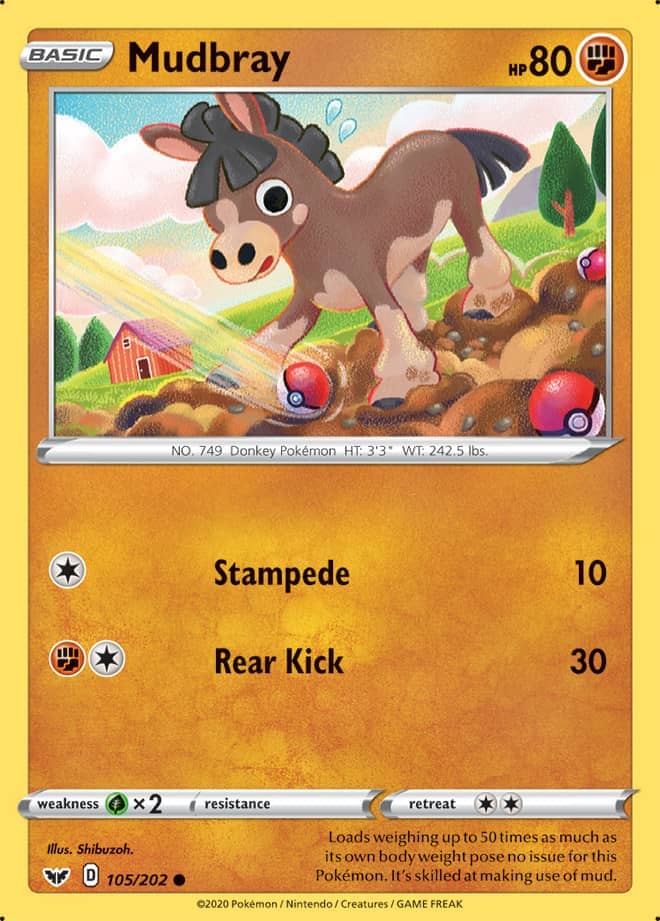 Mudbray - Sword & Shield Base 105/202 - Common