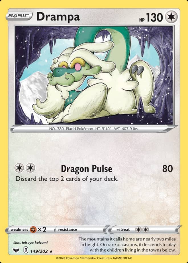 Drampa - Sword & Shield Base 149/202 - Rare