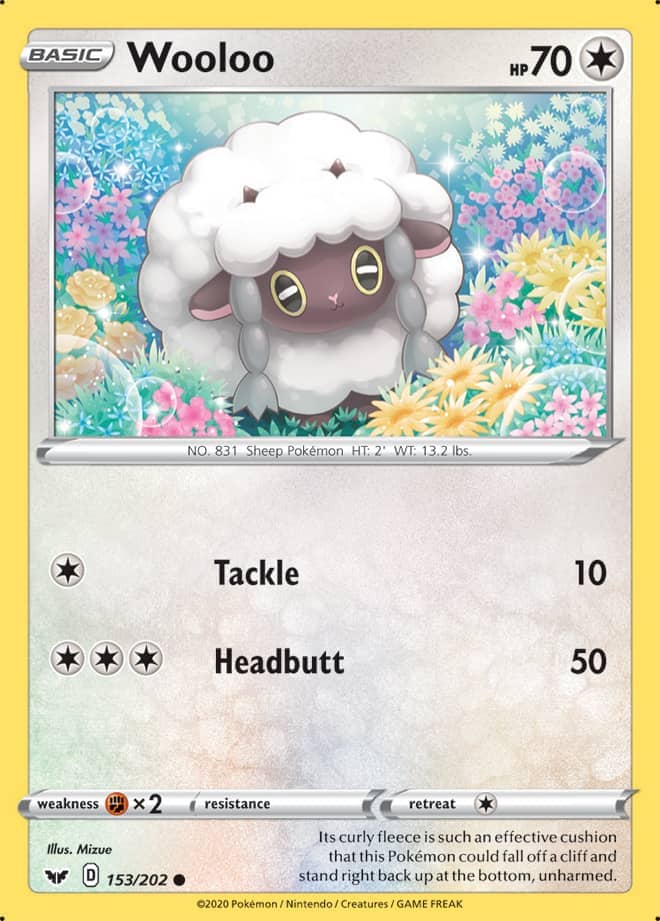 Wooloo - Sword & Shield Base 153/202 - Common