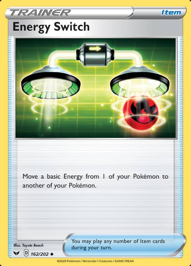 Energy Switch - Sword & Shield Base 162/202 - Uncommon