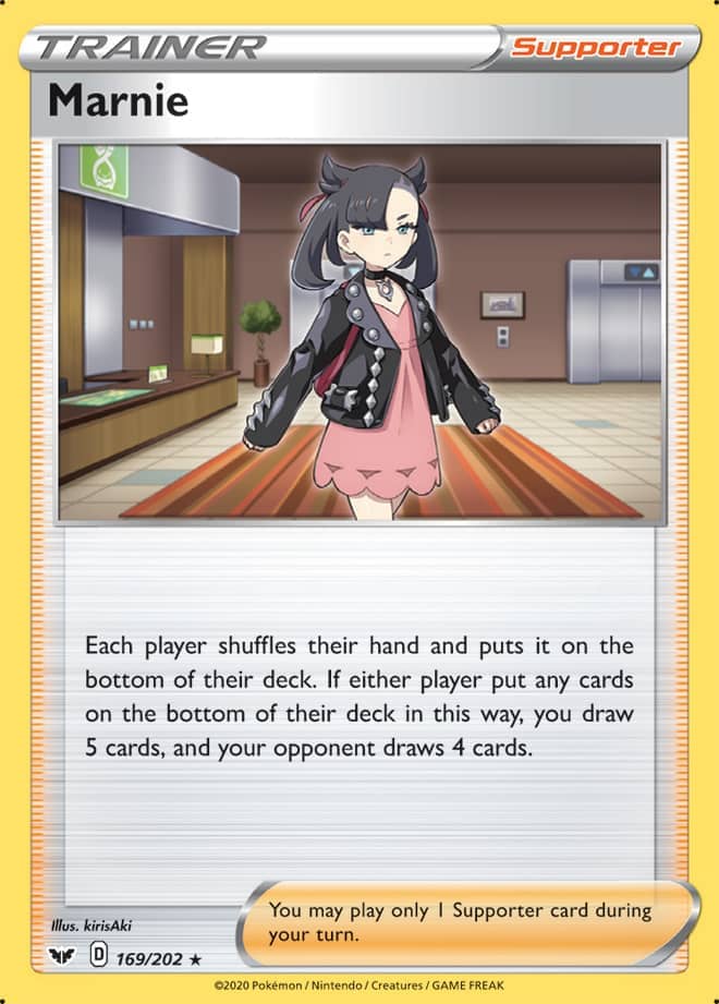 Marnie - Sword & Shield Base 169/202 - Rare Holo