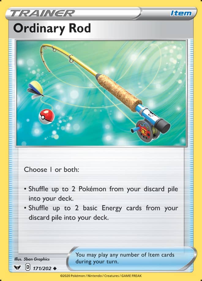 Ordinary Rod - Sword & Shield Base 171/202 - Uncommon