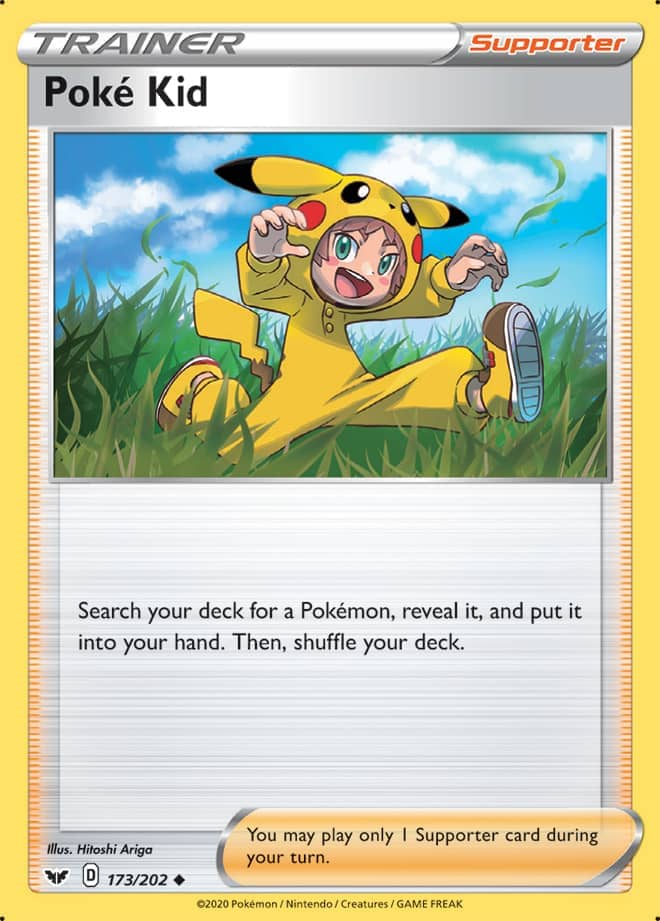 Poké Kid - Sword & Shield Base 173/202 - Uncommon