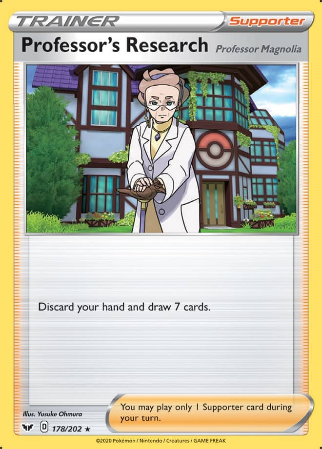 Professor's Research - Sword & Shield Base 178/202 - Rare Holo