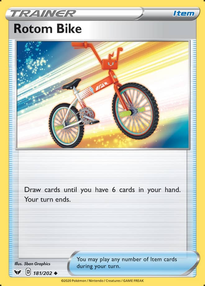 Rotom Bike - Sword & Shield Base 181/202 - Uncommon