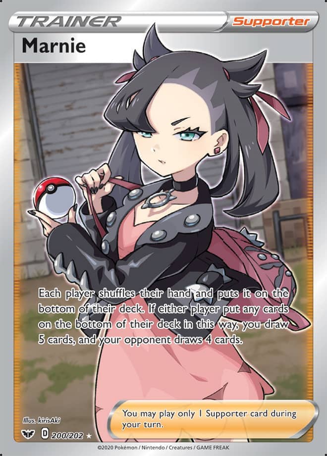 Marnie - Sword & Shield Base 200/202 - Full Art