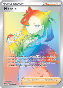 Marnie - Sword & Shield Base 208/202 - Secret Rare
