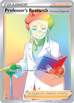 Professor's Research - Sword & Shield Base 209/202 - Secret Rare