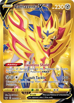 Zamazenta V - Sword & Shield Base 212/202 - Secret Rare