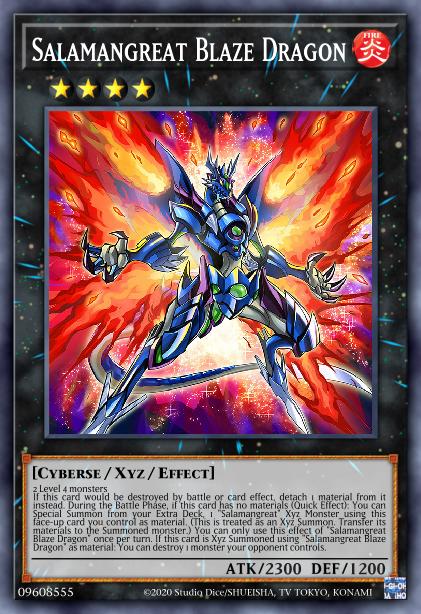 Salamangreat Blaze Dragon - TN23-EN007 - Limited Edition - Quarter Century Secret Rare