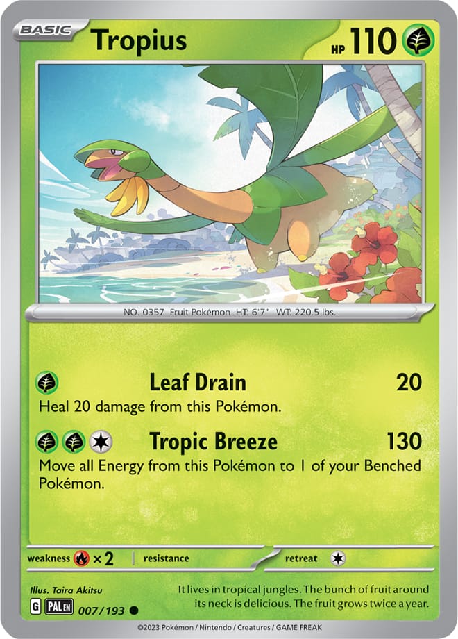 Tropius - Paldea Evolved 007/193 - Common