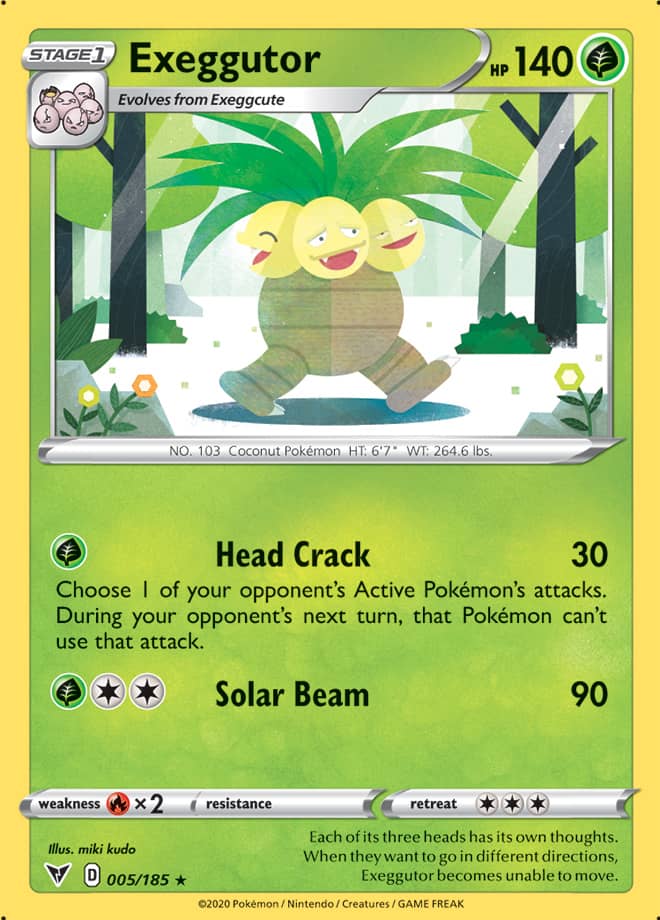 Exeggutor - Vivid Voltage 005/185 - Rare