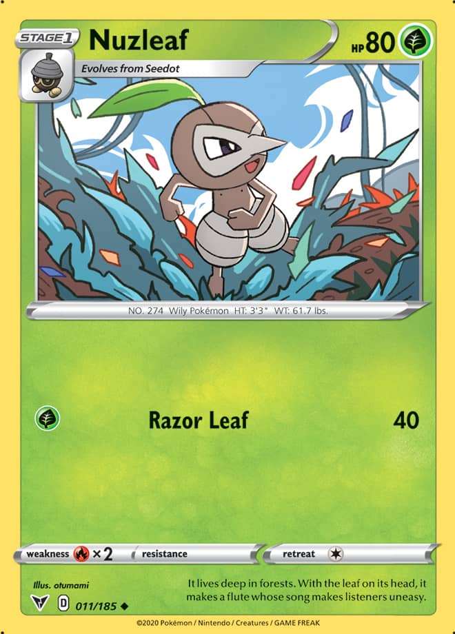 Nuzleaf - Vivid Voltage 011/185 - Uncommon