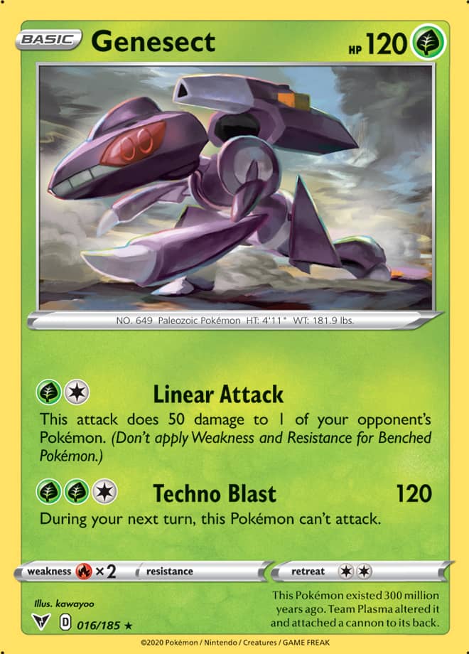 Genesect - Vivid Voltage 016/185 - Rare Holo
